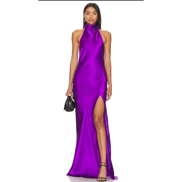 Amanda Uprichard x REVOLVE Marla Gown in Ultraviolet - Picture 1 of 6